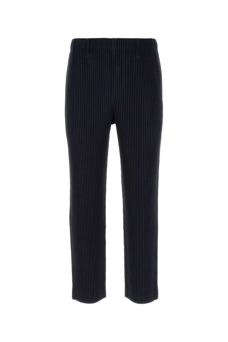 Homme Plissé Issey Miyake Midnight Blue Polyester Pant