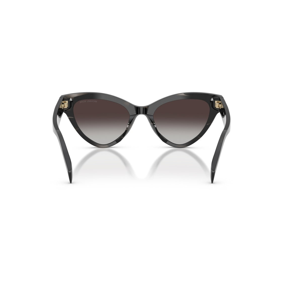 Michael Kors 0Mk2259u Cat-Eye Sunglasses With Glossy Black Acetate Frame