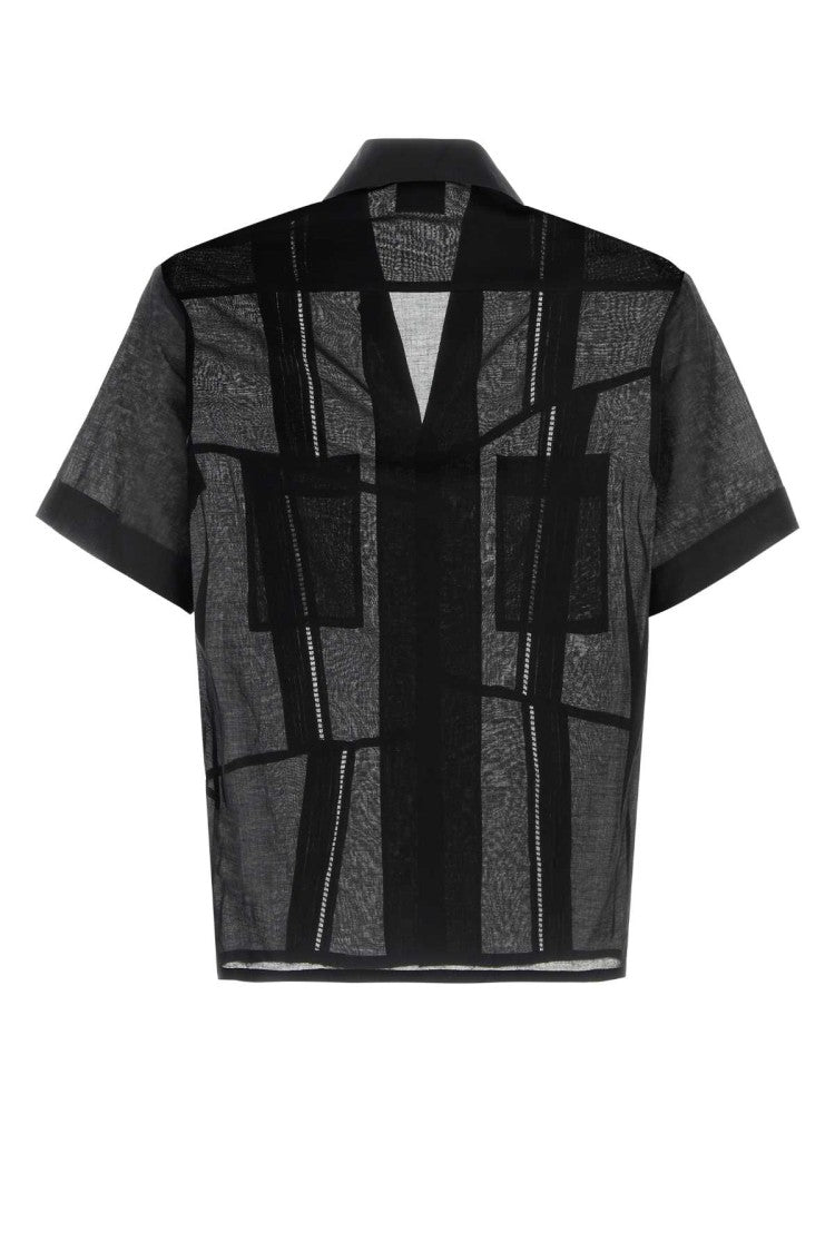 Magliano Black Cotton Broken Shirt