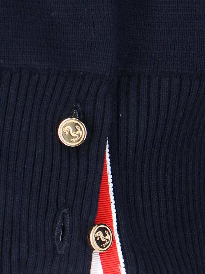 Thom Browne "4-Bar" Knit Sweater – Blue