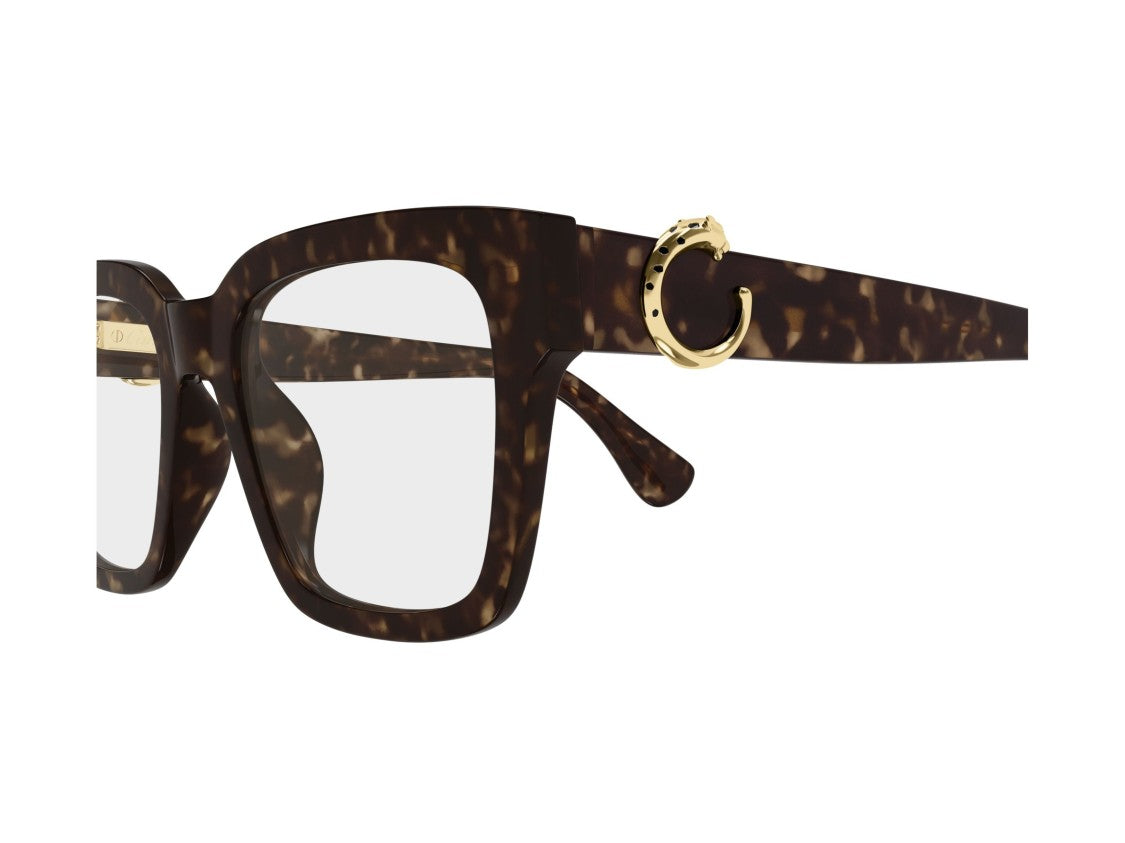 Cartier Gold Ct0640o Tortoiseshell Oversized Square Sunglasses