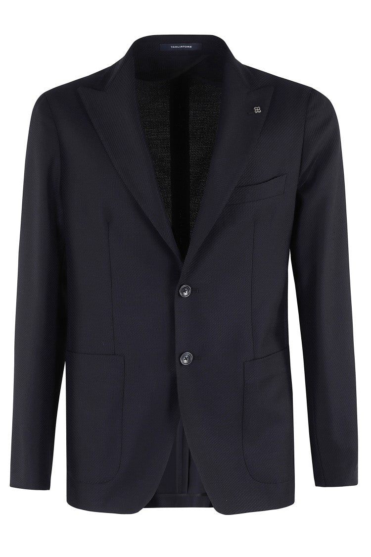 Tagliatore Diagonal Wool Jacket