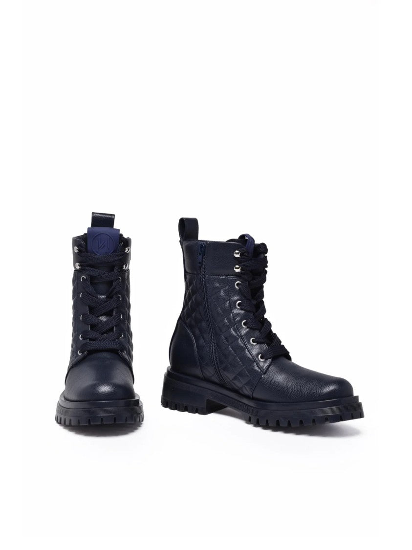 Marella Monochrome Blue Rubber Rain Boots