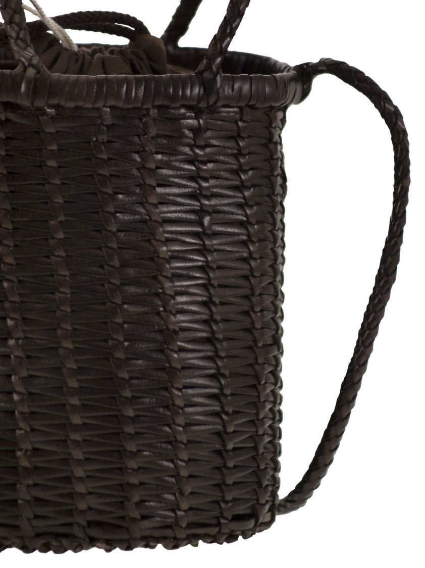 Dragon Lina Mini - Woven Leather Bag