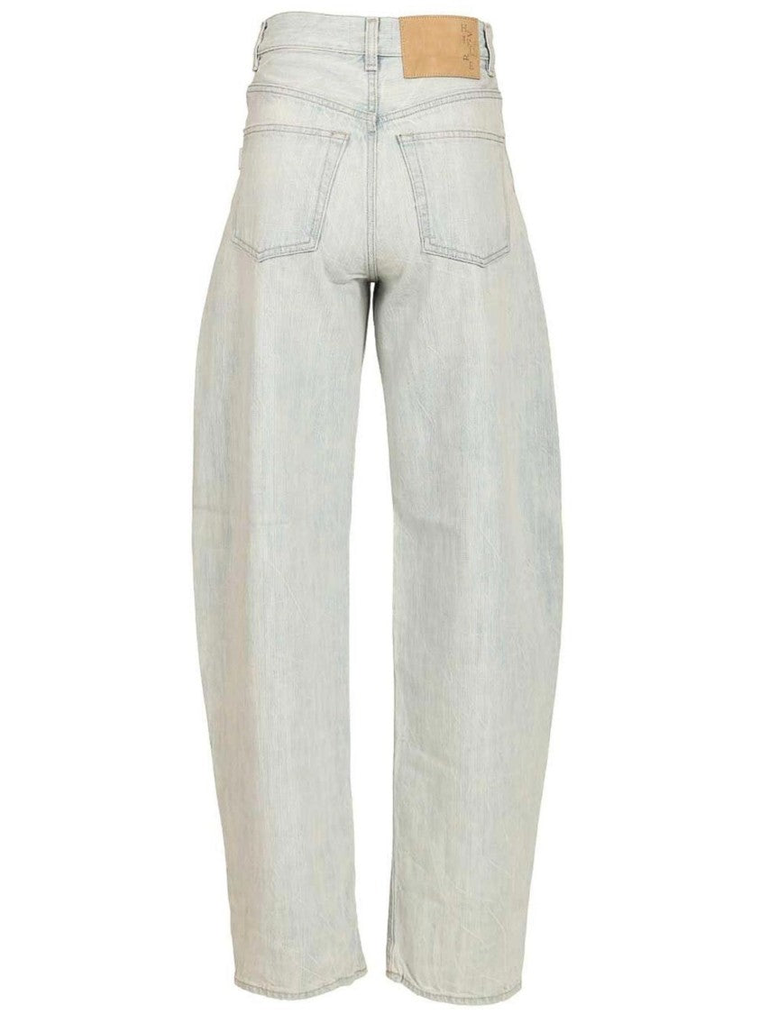 Haikure Light Blue Rounded Leg Denim Jeans