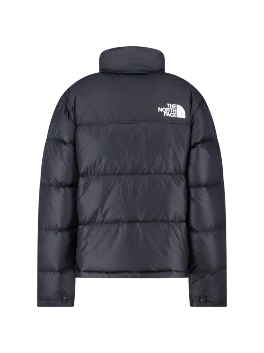 The North Face Quilted Black Down Coat With Removable Hood