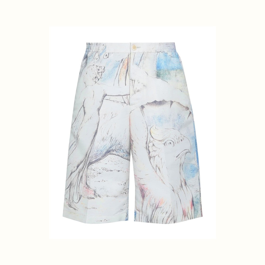 Alexander Mcqueen William Blake Dante Shorts