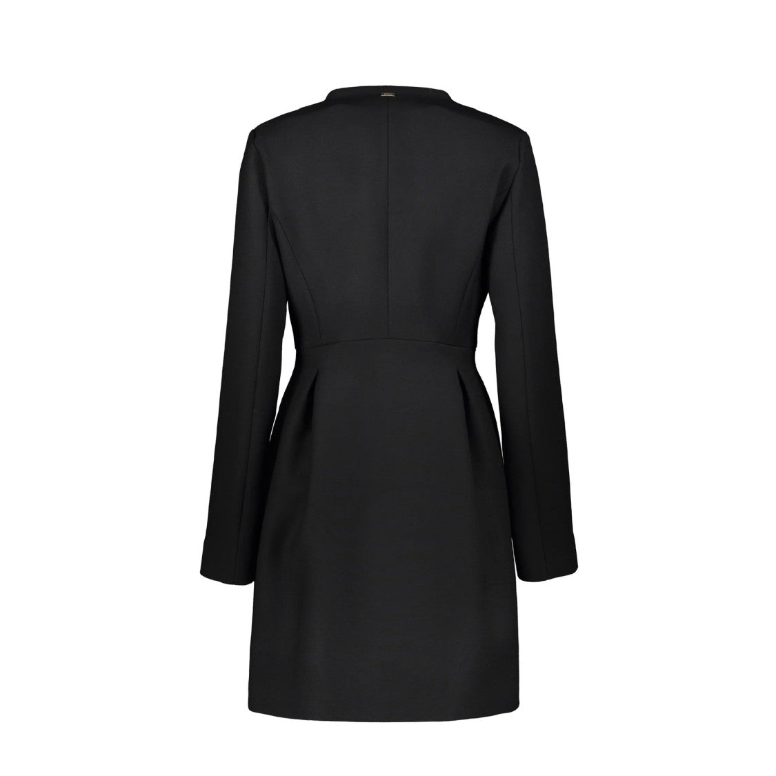 Herno Wool Coat With Concealed Button Closure
