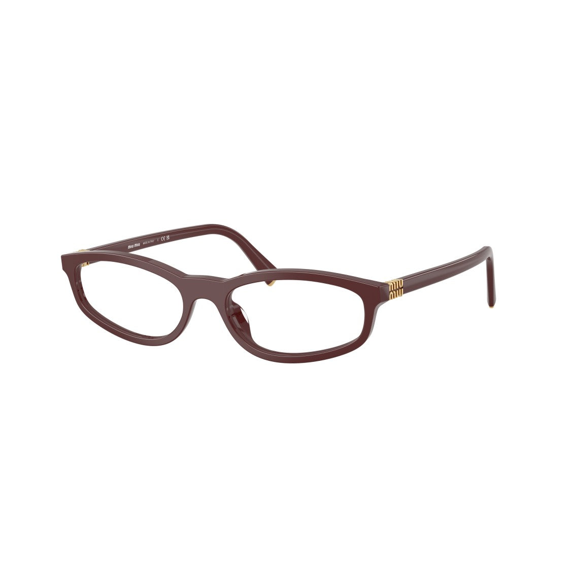 Miu Miu 0Mu 01Zv Rectangular Acetate Eyeglasses