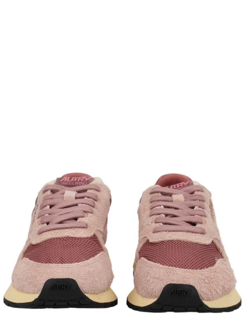 Autry Multicolour Layered Suede Nylon Sneakers