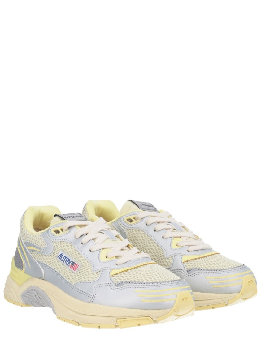 Autry Layered Mesh Synthetic Overlays Sneakers
