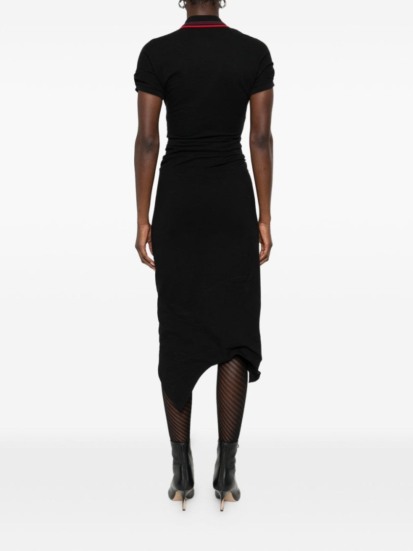 Vivienne Westwood Asymmetric Hem Black Dress