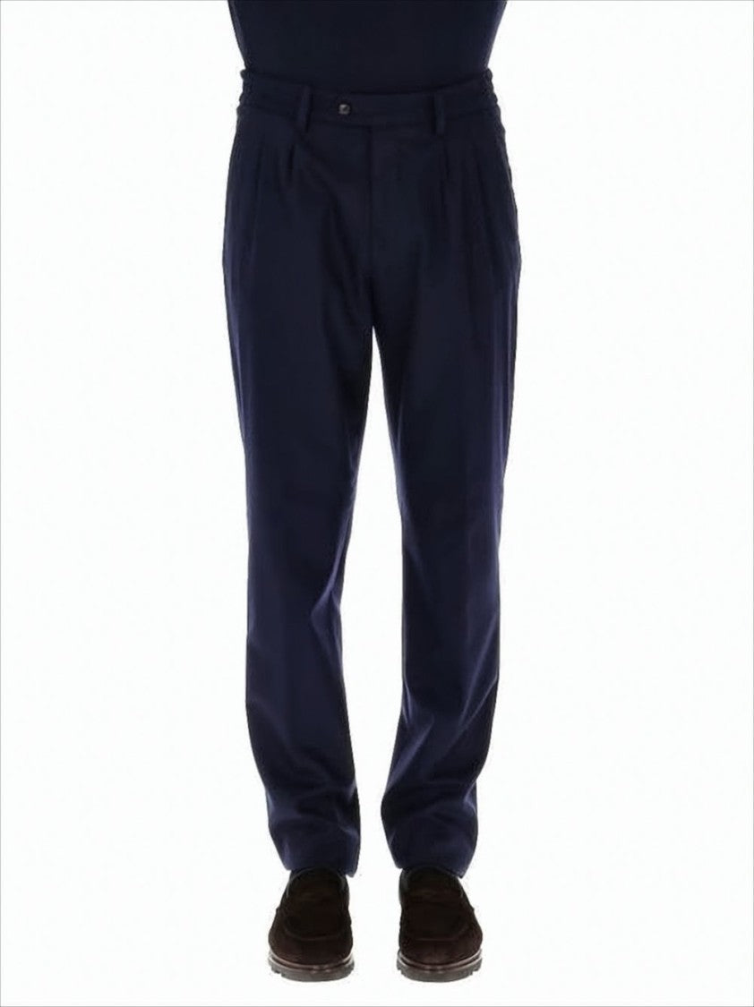 Eleventy Double-Breasted Wool-Cashmere Jersey Suit