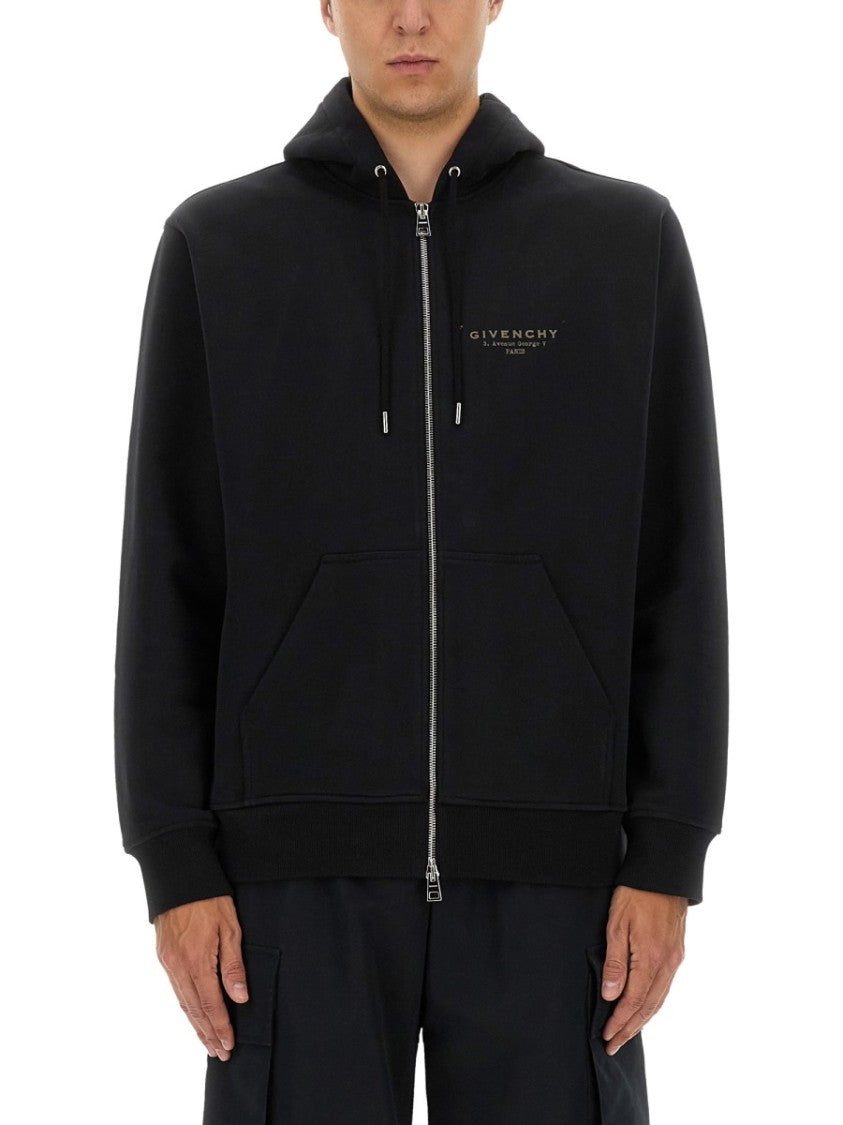 Givenchy Classic Zip-Up Hoodie With Spacious Hood