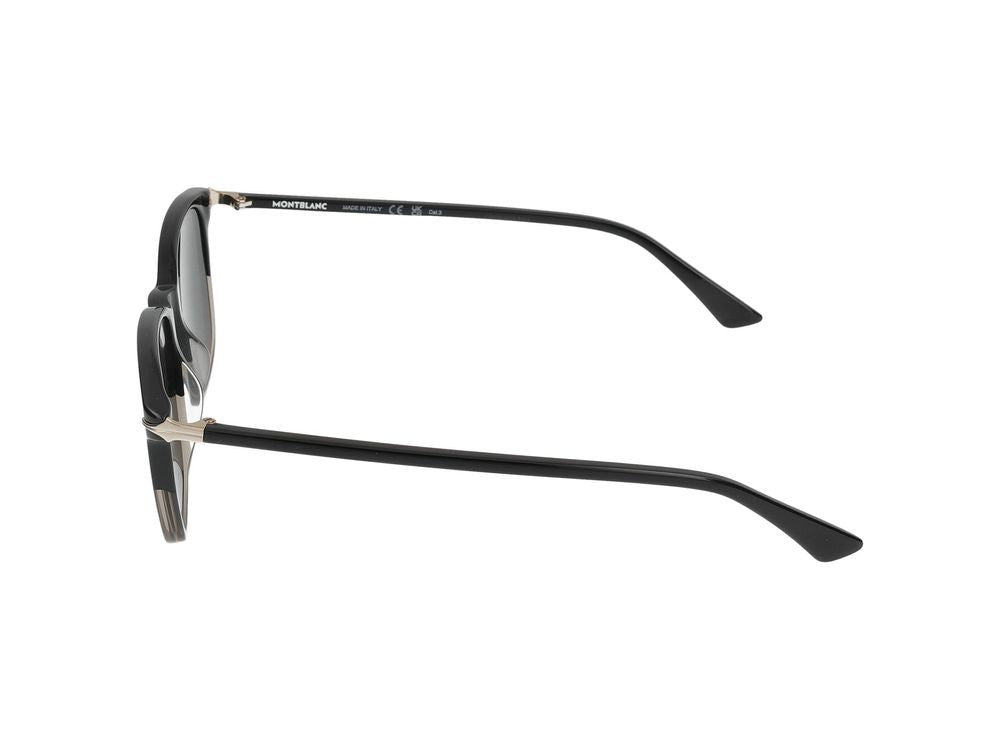 Montblanc Sunglasses Montblanc Mb0338s 003 Black Black Grey 52/18/145