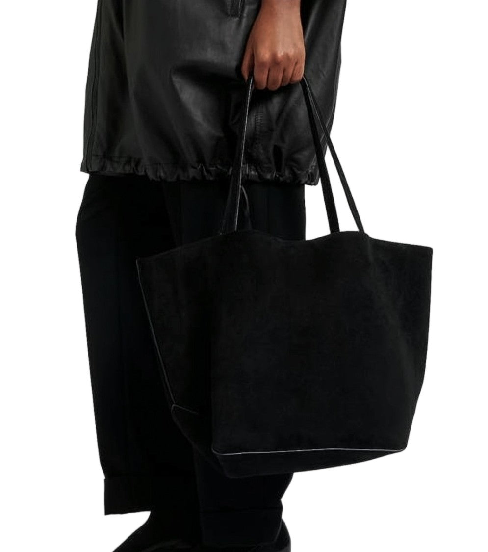 The Row Soft Lambskin Tote Bag With Calfskin Lining