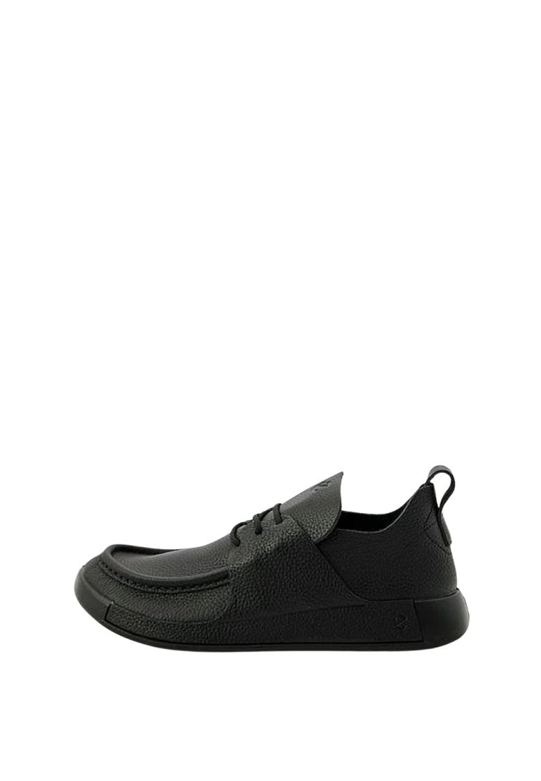 Ecco Textured Cowhide Leather Loafers With Minimalistic Design