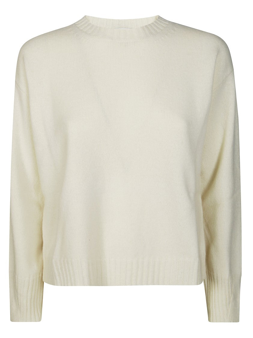 Kangra Boxy Knit Sweater With Ribbed Detailing