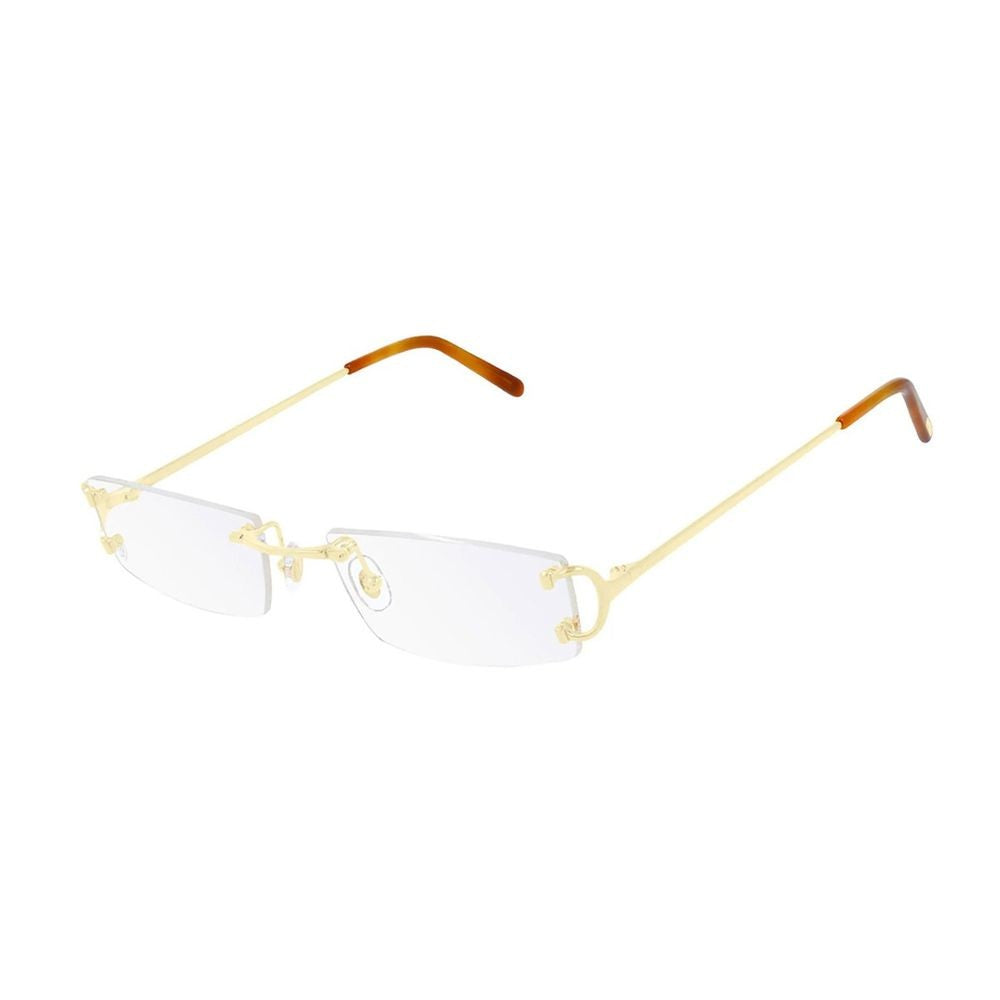 Cartier Ct0092o Decor C De Rectangular Rimless Eyeglasses