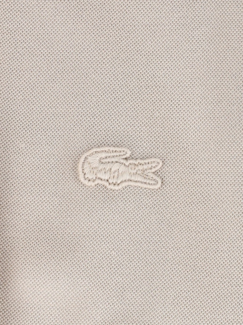 Lacoste Beige Silk Piqué Classic Polo Shirt