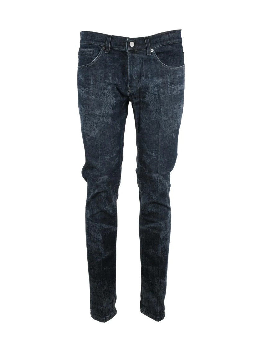 Dondup Black Skinny-Leg Stretch Jeans