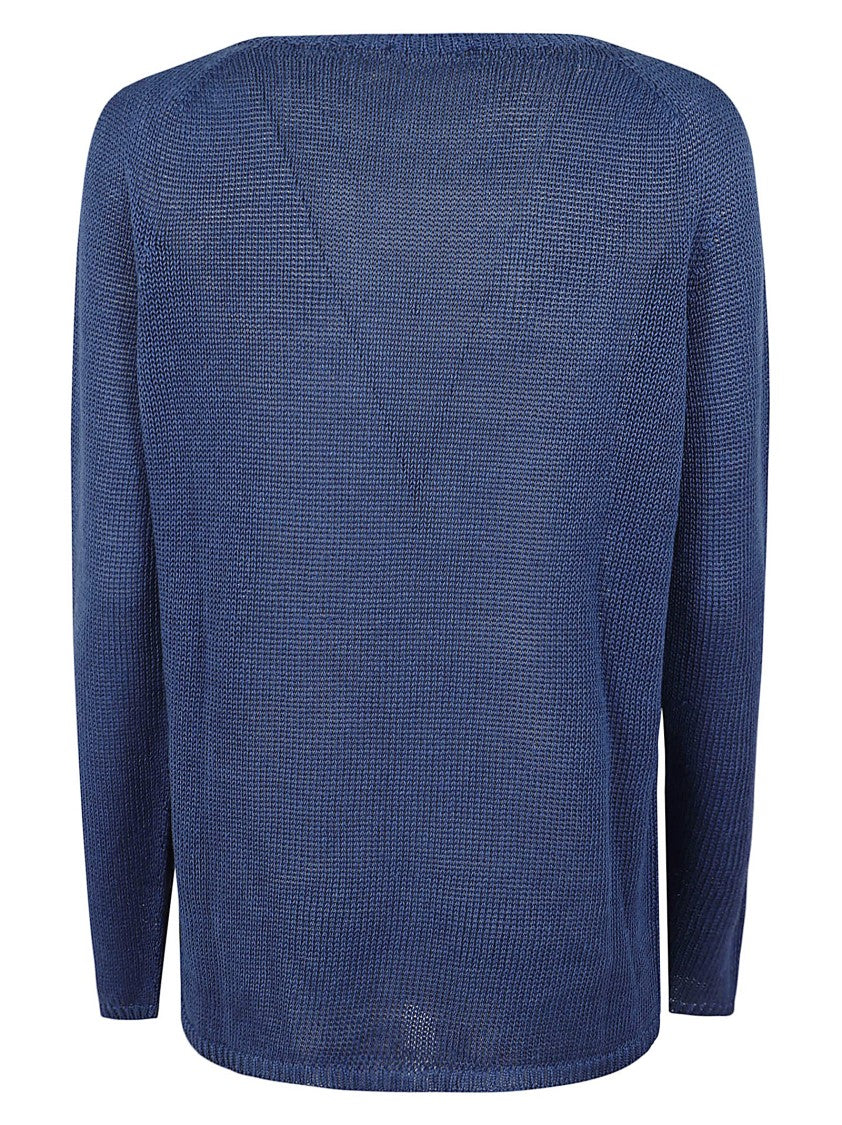 Max Mara Giolino Boat Neck Linen Sweater