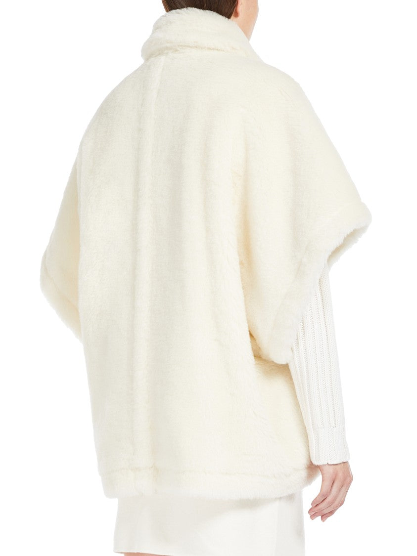 Max Mara Boxy Oversized Camel Coat With Short Sleeves
