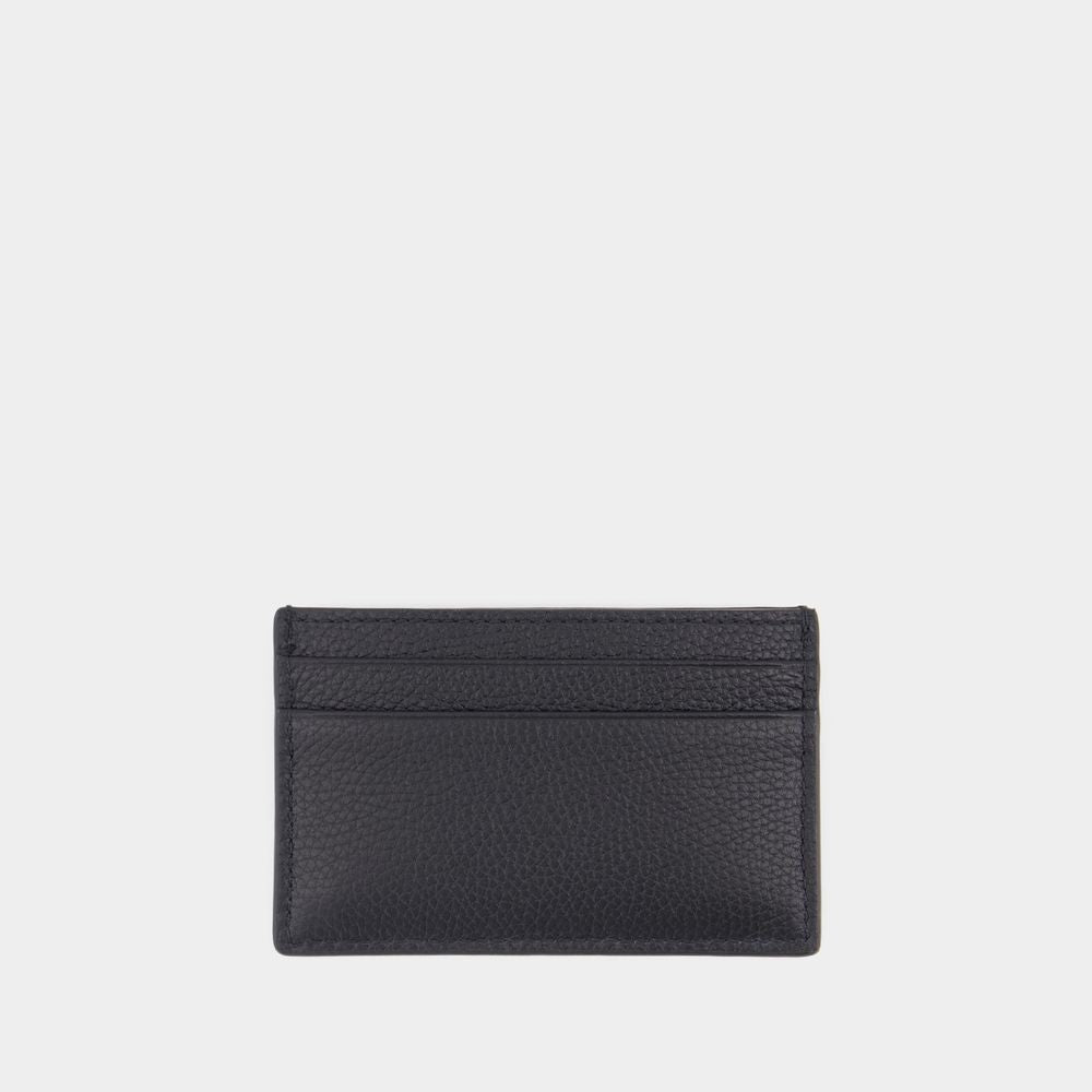 Alexander Mcqueen Card Holder - Leather - Black/Khaki