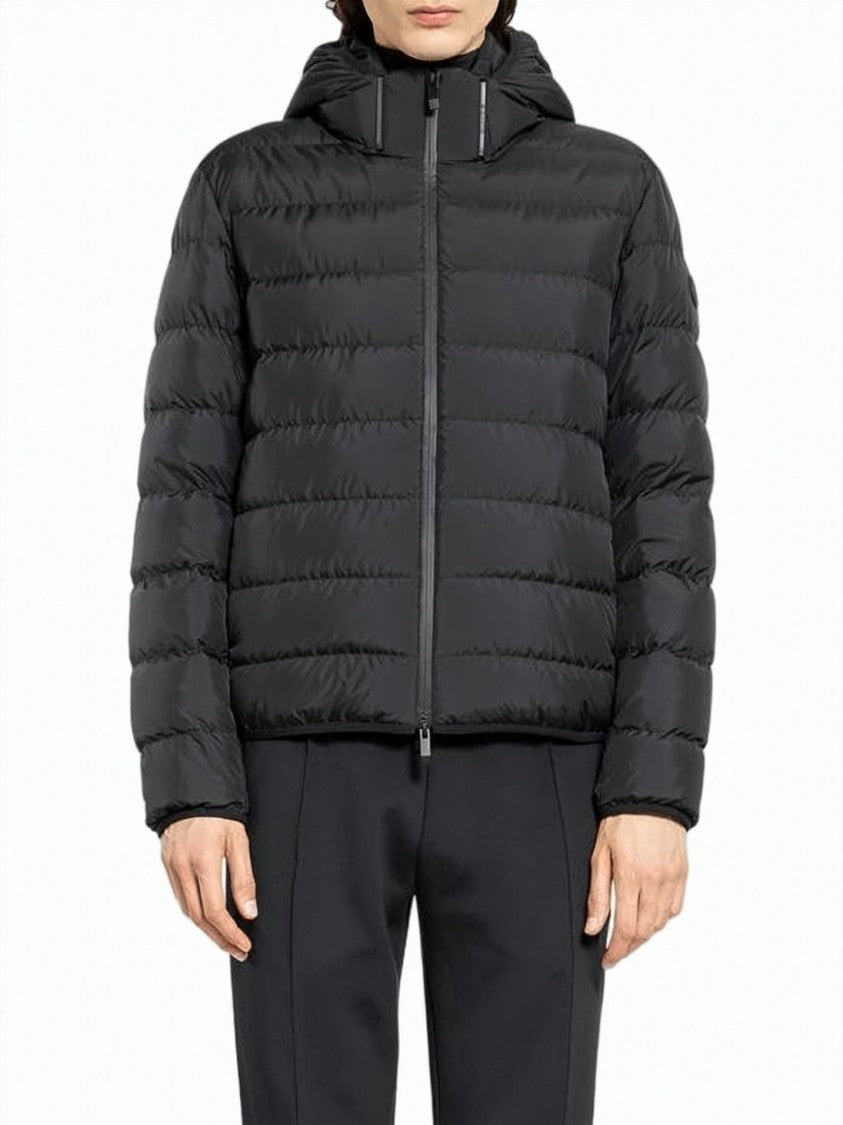 Moncler Padded Jacket With Horizontal Quilted Stitching