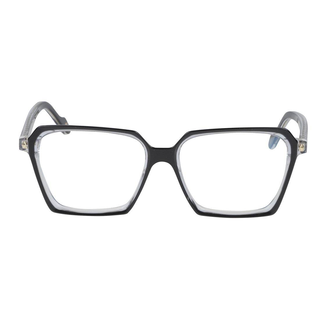 Kador Jodie-V Oversized Square Frame Eyeglasses With Translucent Edges