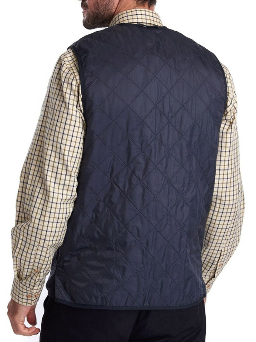 Barbour Navy Blue Polarquilt Zip Vest