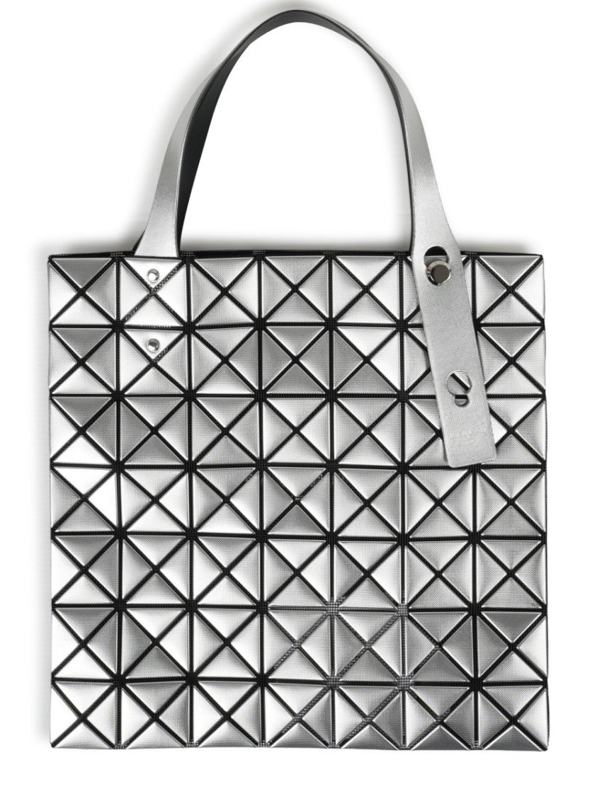 Bao Bao Issey Miyake Silver Platinum Polyester Tote Bag
