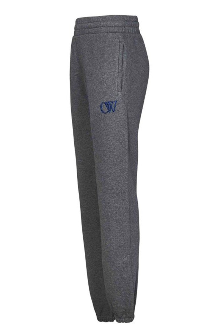 Off-White Grey Ow Cuff Track Pants