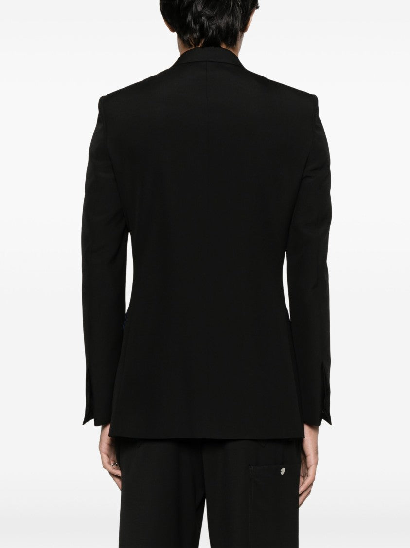 Givenchy Single-Breasted Structured Technical Wool Jacket