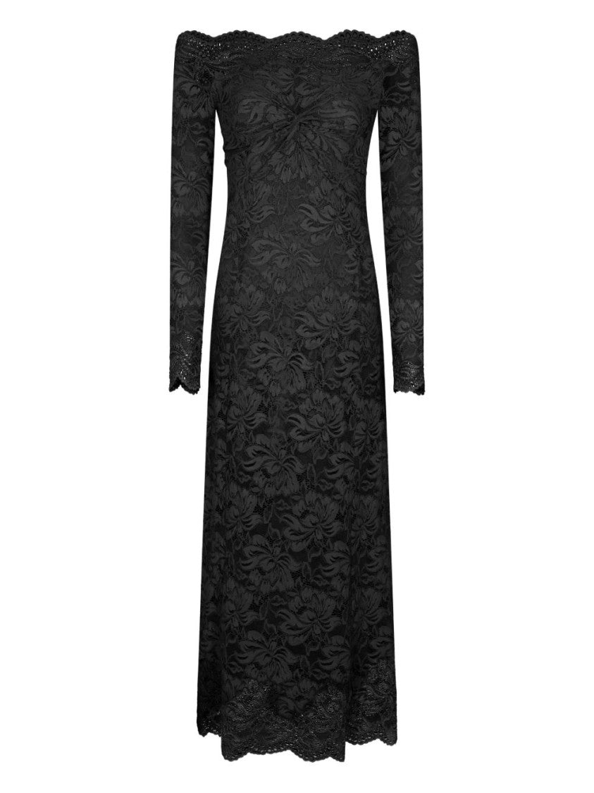 Rabanne Floral Lace Midi Dress