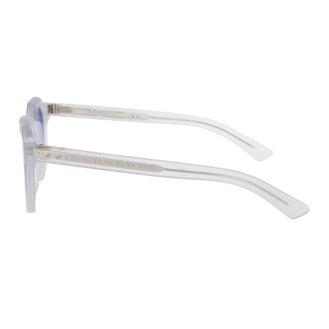 Kador Blue Epiko Gradient Translucent Round Sunglasses