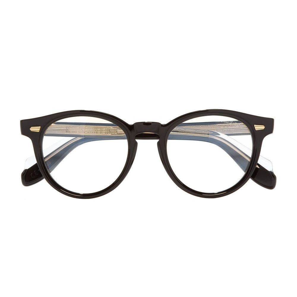 Cutler And Gross 9378 Round Black Acetate Eyewear