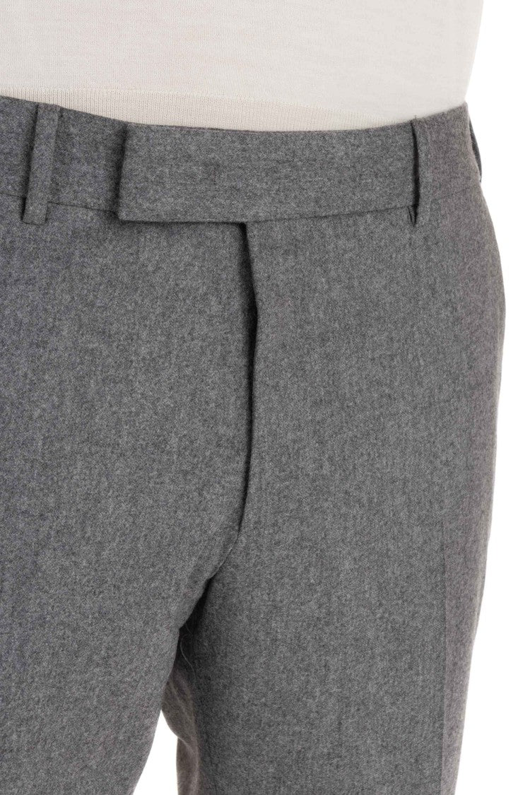 Pt Torino Flannel Wool-Cashmere Rebel Fit Trousers