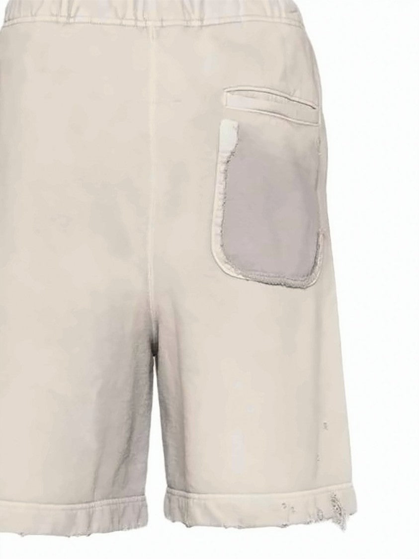 Maison Mihara Yasuhiro Relaxed Fit Distressed Cotton Shorts
