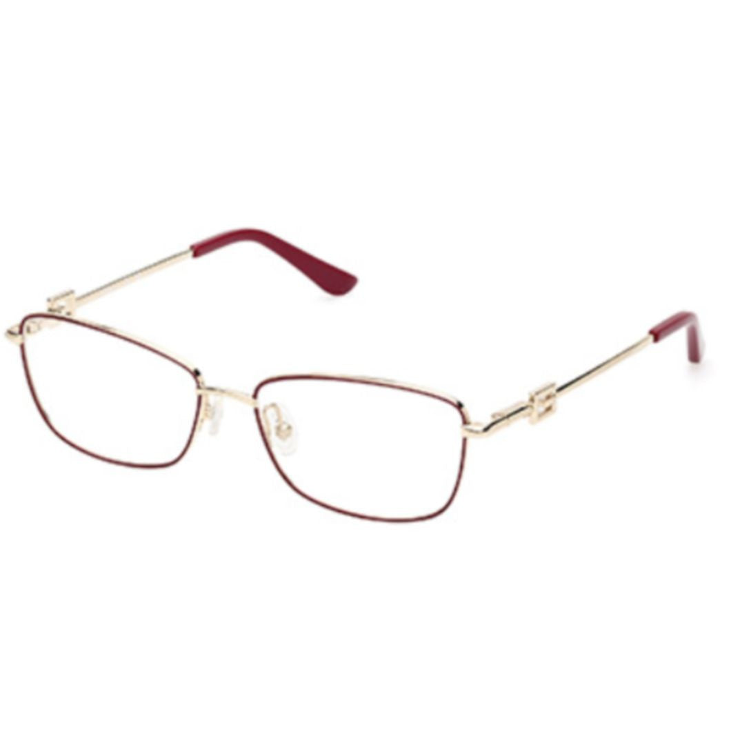 Guess Gu2975 Sophisticated Gold-Toned Metal Eyeglasses
