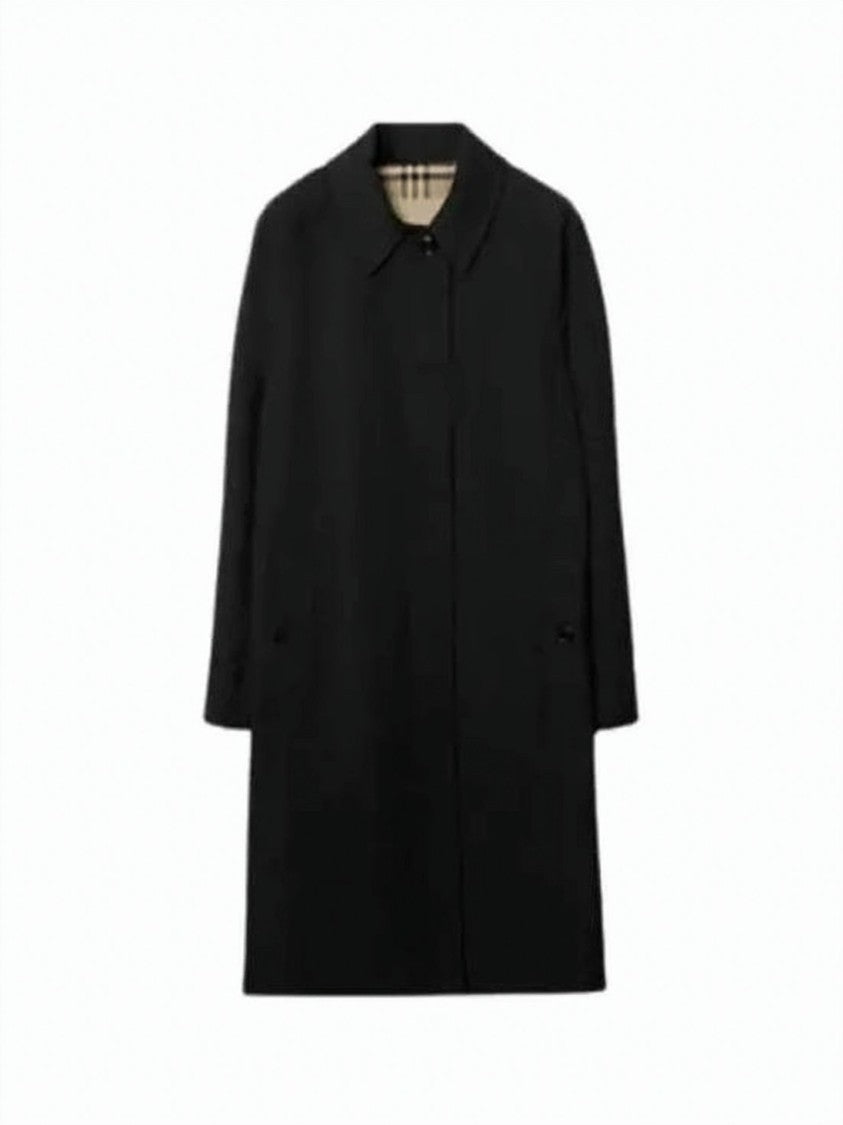Burberry Mid-Length Heritage Check Trench Coat