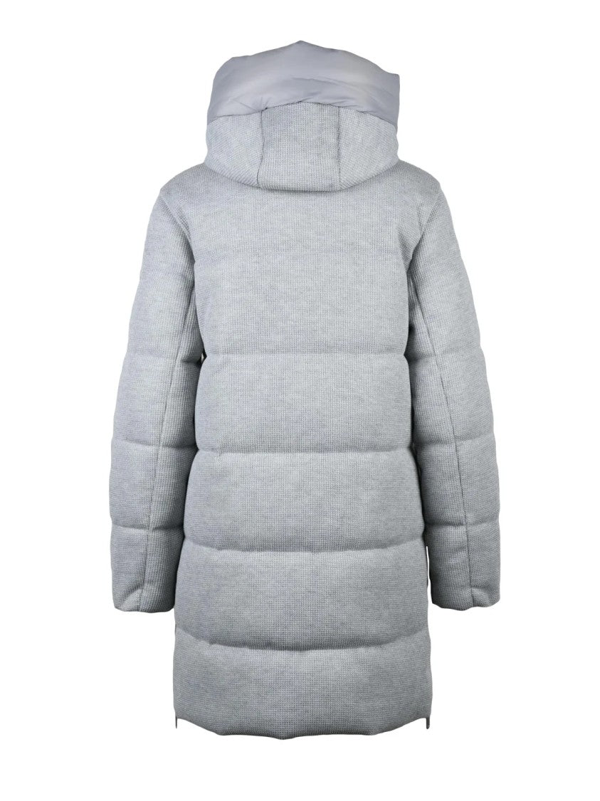 Unity Grey Recycled Polyester Tricotech Down Jacket