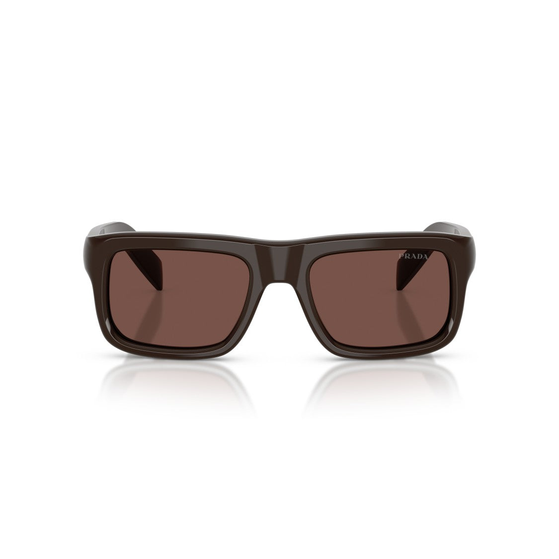 Prada 0Pr D11s Bold Rectangular Frame Acetate Sunglasses
