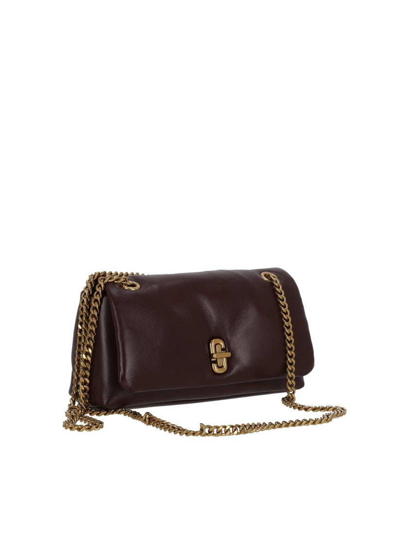 Marc Jacobs Burgundy The Chain Mini Leather Bag