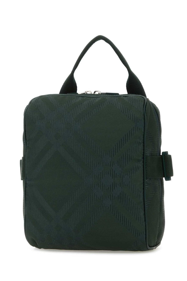 Burberry Bottle Green Fabric Crossbody Bag