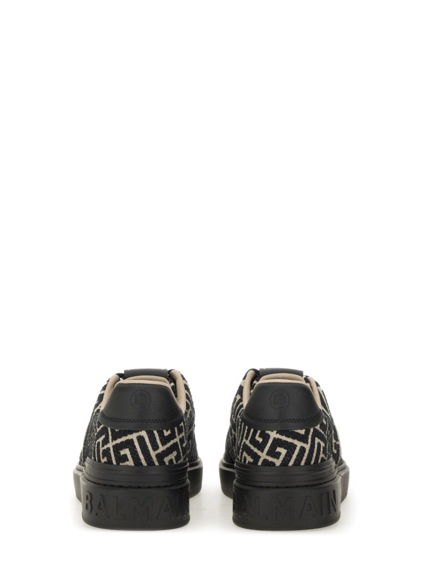 Balmain Jacquard "B-Court" Sneakers