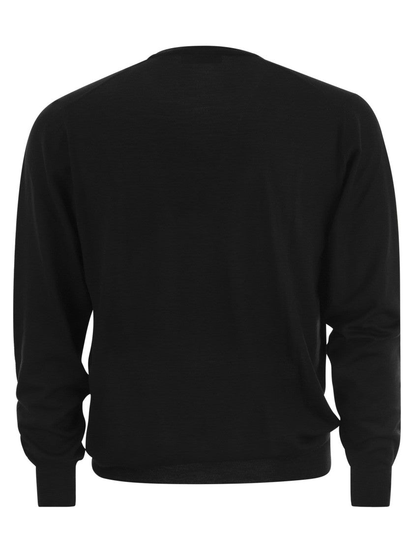 Fedeli Crew-Neck Jumper In Wool