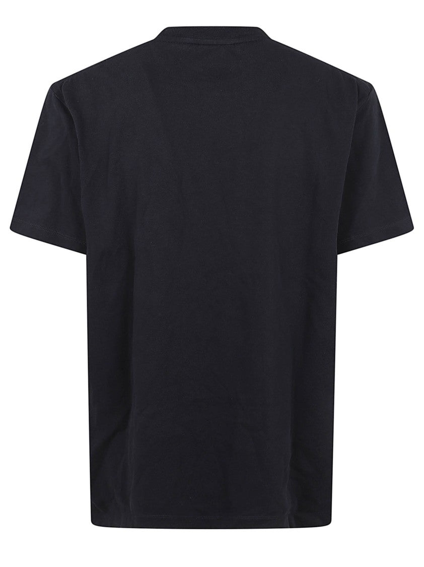 Dsquared2 Black Crewneck Cotton Printed T-Shirt