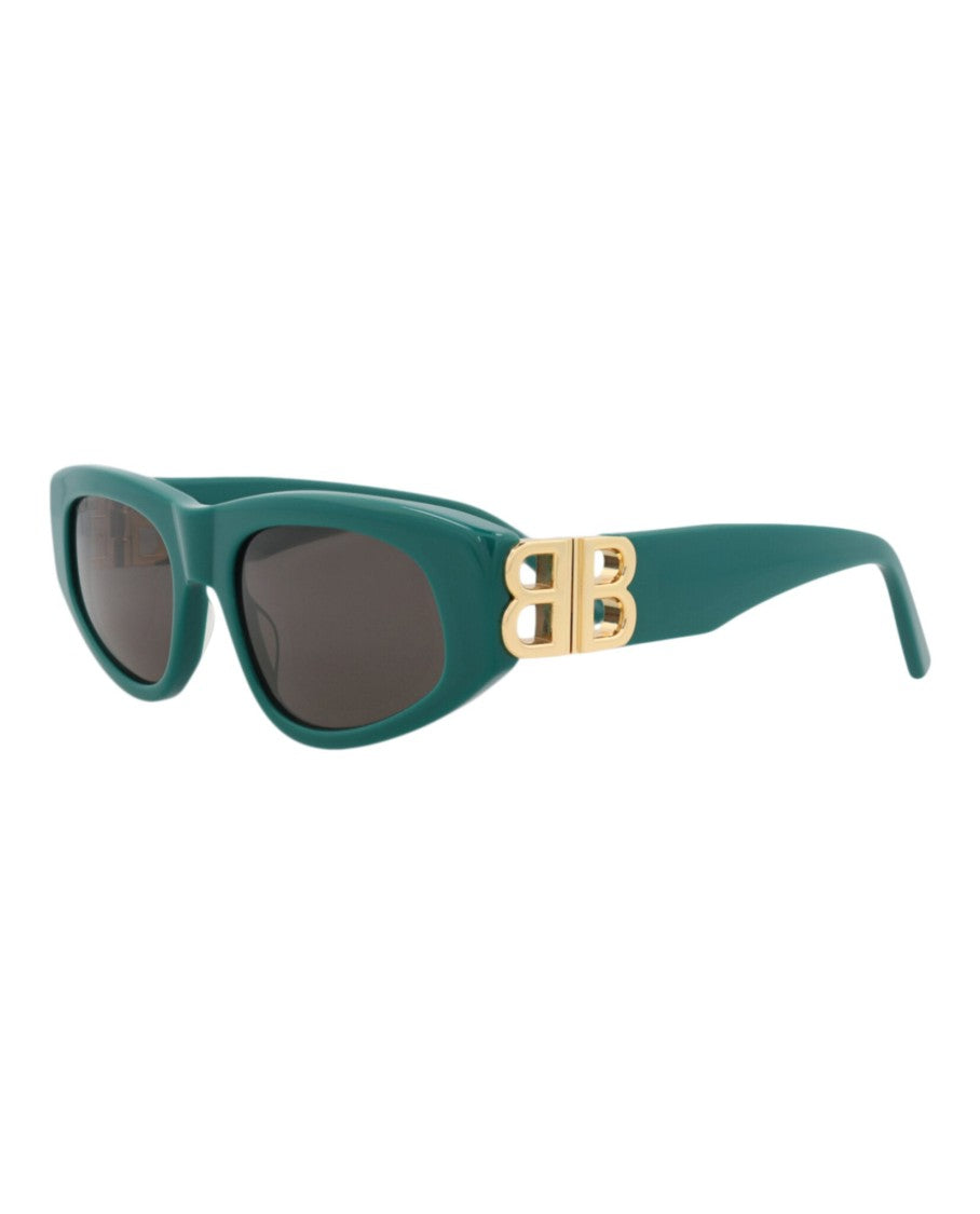 Balenciaga Cat Eye-Frame Acetate Sunglasses With Bold Metal Accents