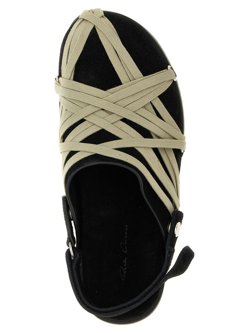 Rick Owens 'Megalace Mule Granola' Sabots